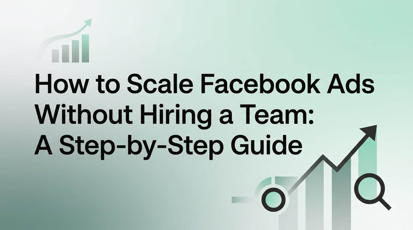 How to Scale Facebook Ads Without Hiring a Team: A Step-by-Step Guide