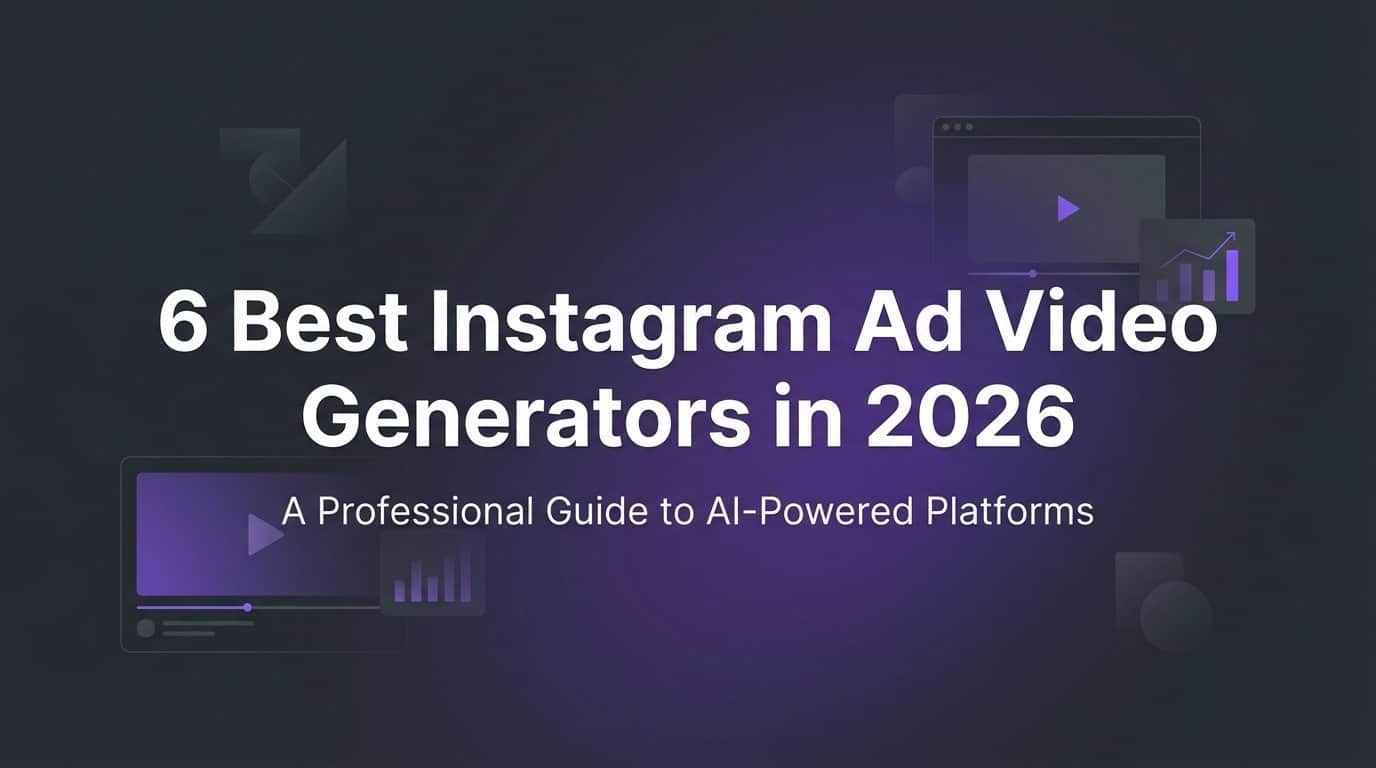 Featured image for 6 Best Instagram Ad Video Generators in 2026
