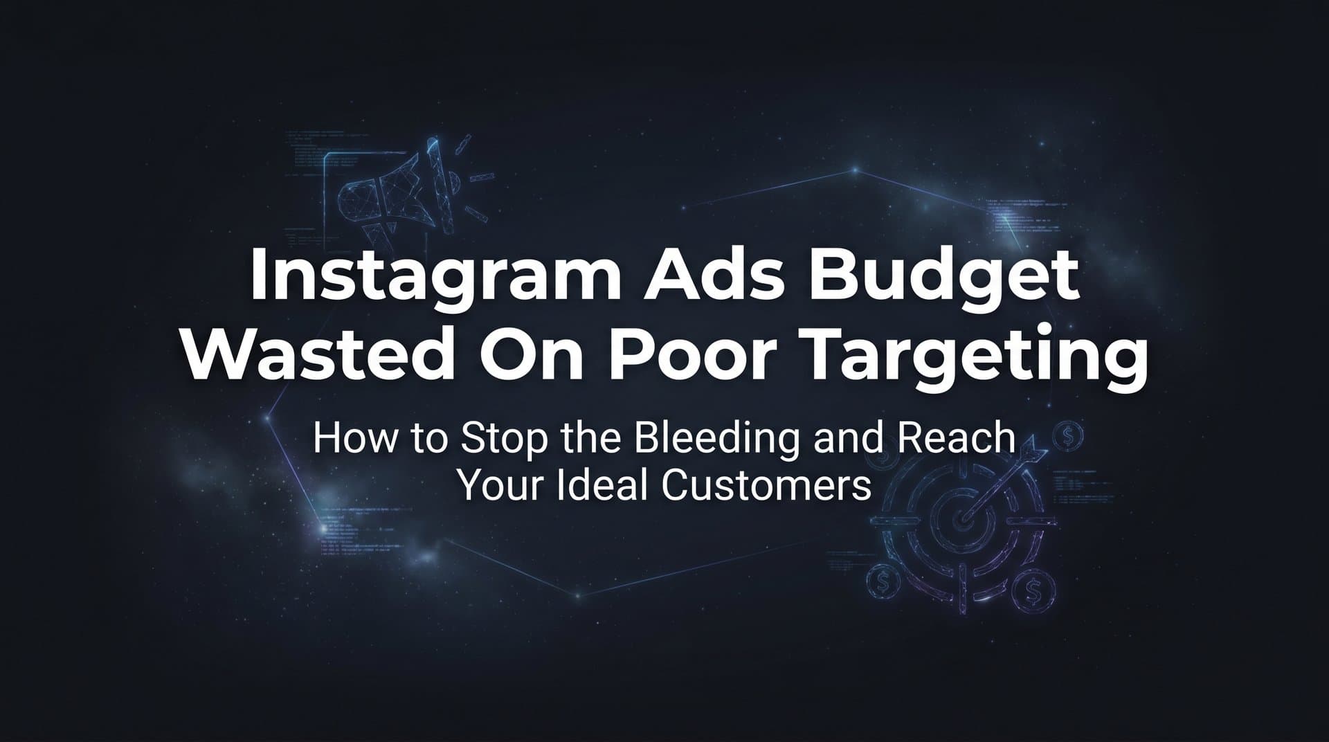 Instagram Ads Budget Wasted on Poor Targeting: How to Stop the Bleeding and Reach Your Ideal Customers