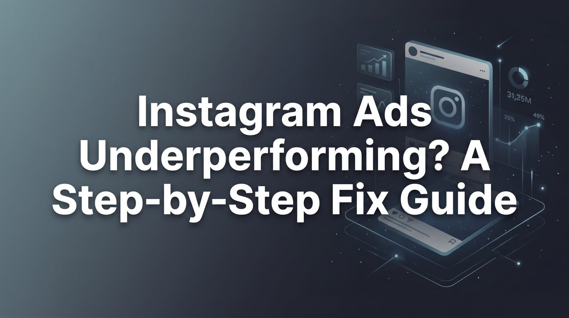 Featured image for: Instagram Ads Underperforming? A Step-by-Step Fix Guide