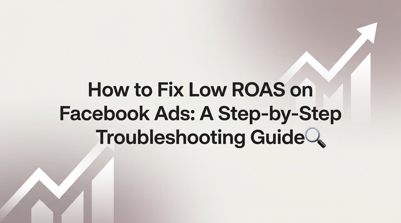 Featured image for: How to Fix Low ROAS on Facebook Ads: A Step-by-Step Troubleshooting Guide