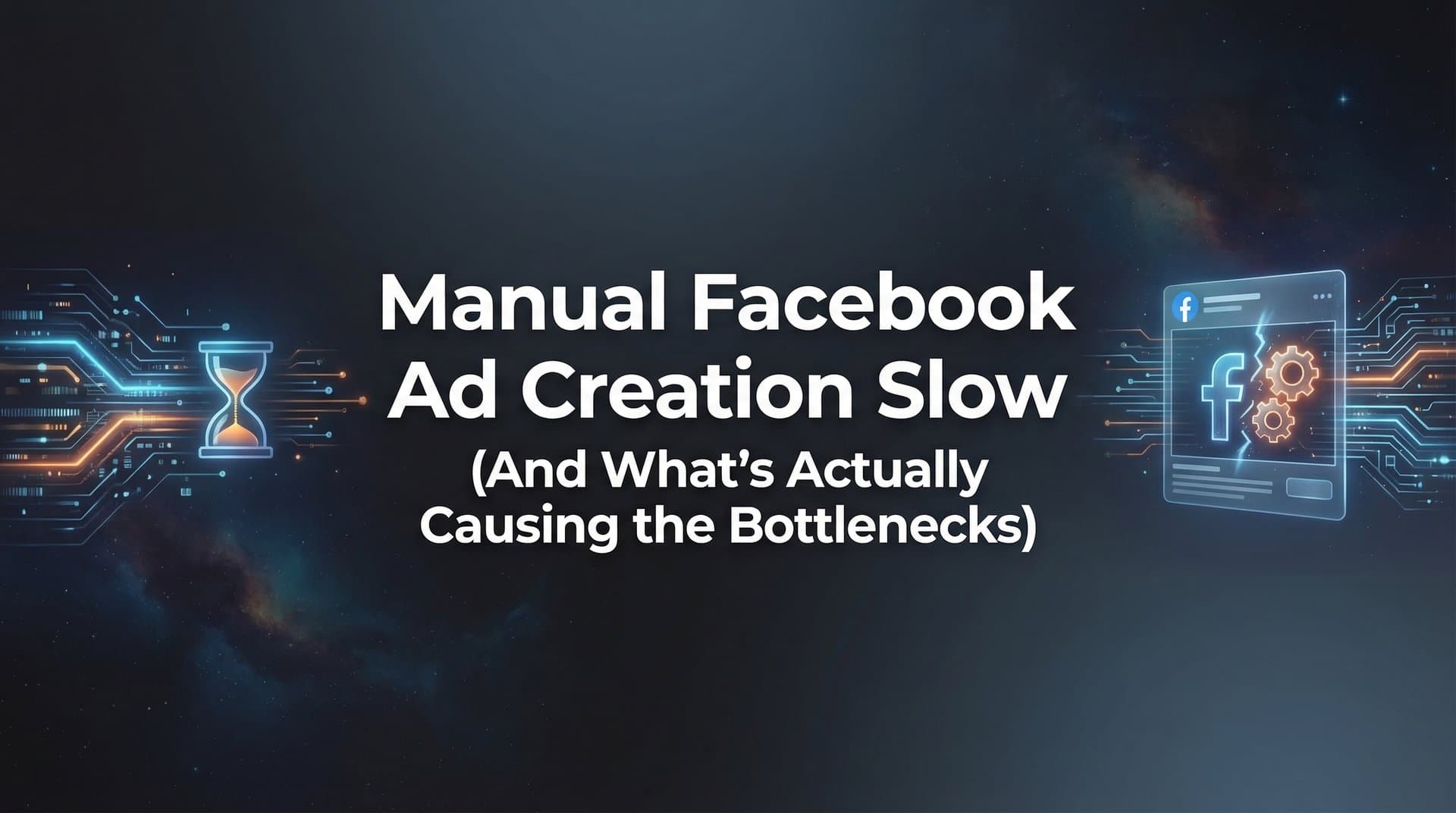 Featured image for: Why Manual Facebook Ad Creation Is Slow (And What's Actually Causing the Bottlenecks)