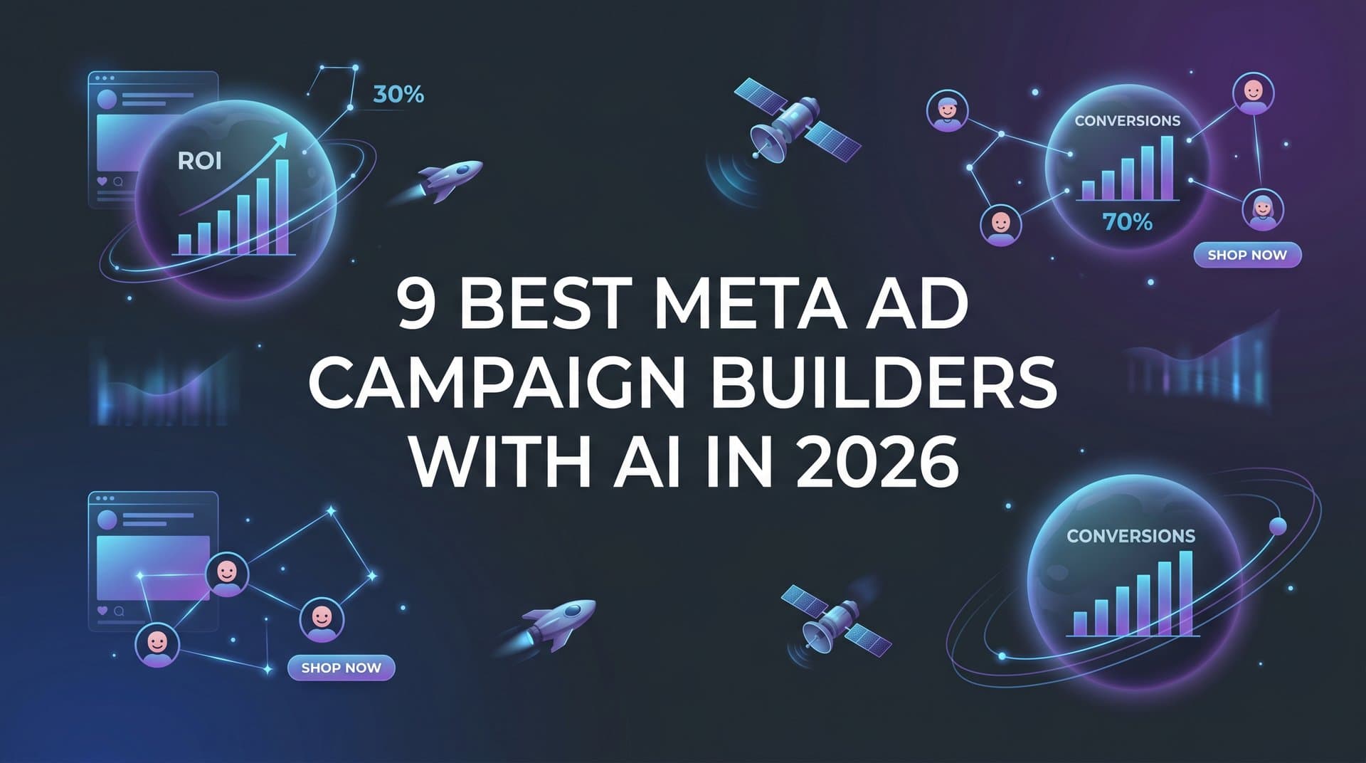 Featured image for: 9 Best Meta Ad Campaign Builders with AI in 2026