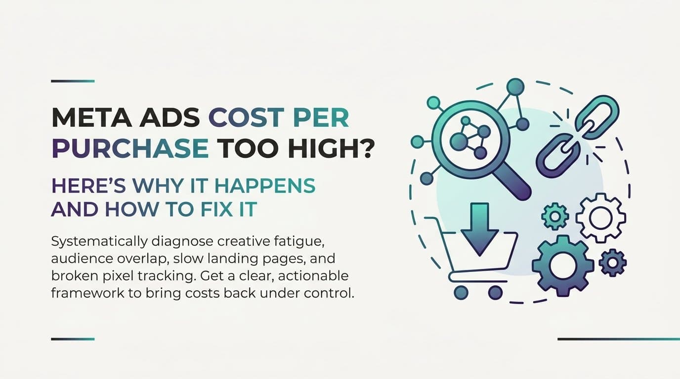 Featured image for: Meta Ads Cost Per Purchase Too High? Here's Why It Happens and How to Fix It