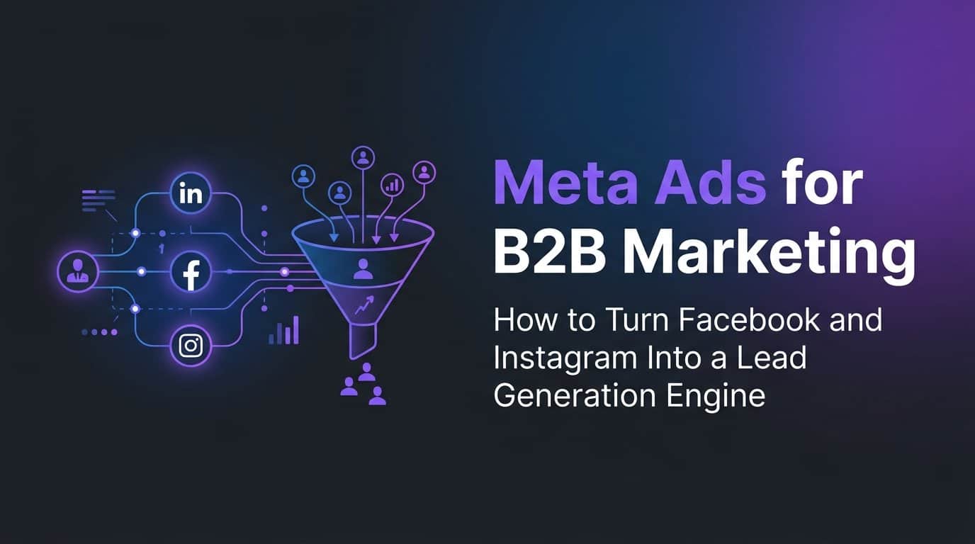 Featured image for Meta Ads for B2B Marketing: How to Turn Facebook and Instagram Into a Lead Generation Engine