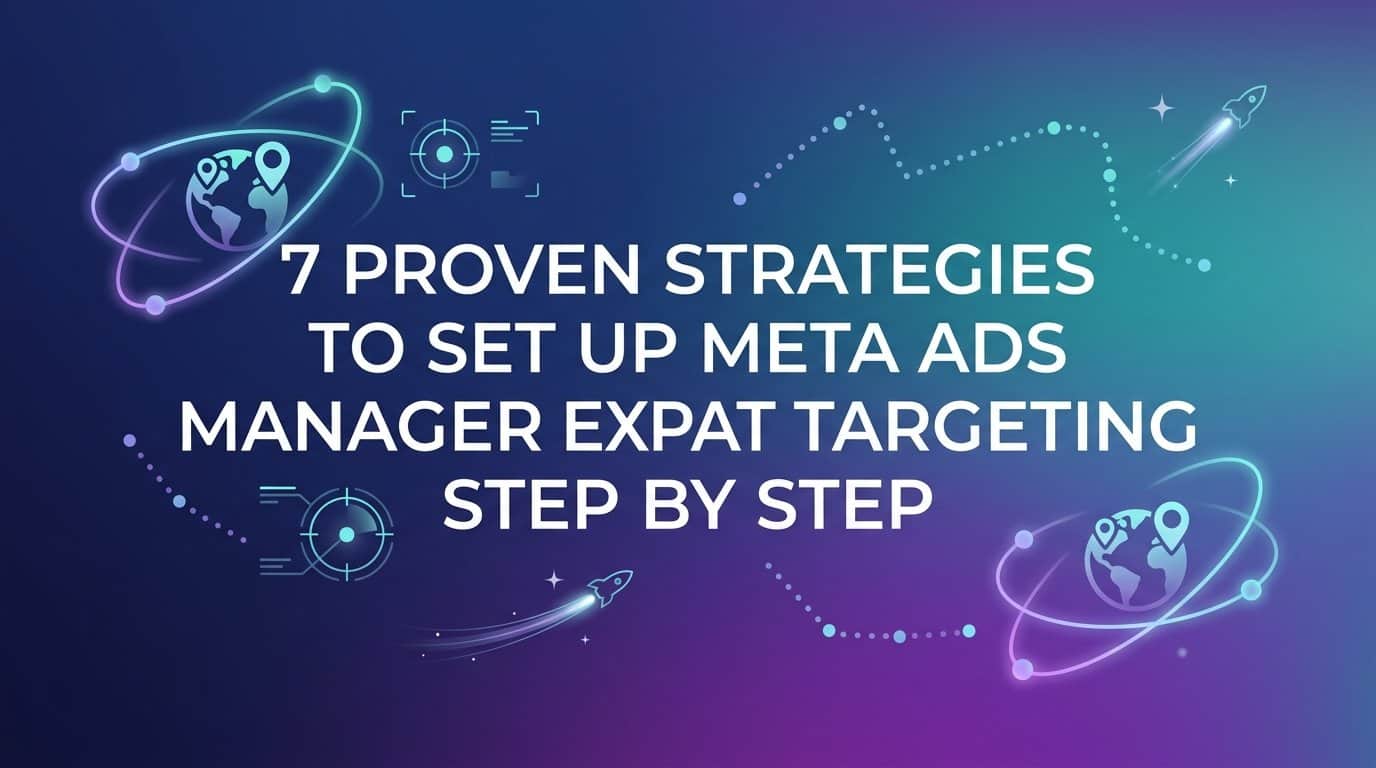 7 Proven Strategies to Set Up Meta Ads Manager Expat Targeting Step by Step