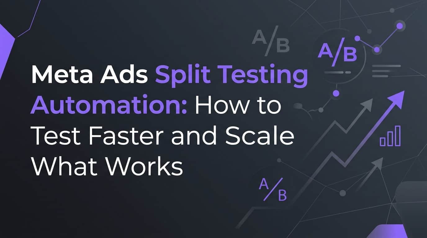 Featured image for Meta Ads Split Testing Automation: How to Test Faster and Scale What Works