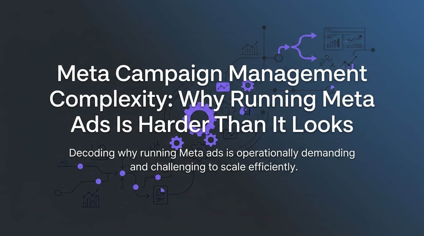 Featured image for Meta Campaign Management Complexity: Why Running Meta Ads Is Harder Than It Looks