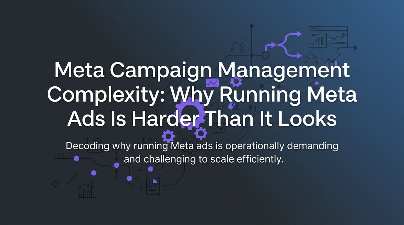 Featured image for: Meta Campaign Management Complexity: Why Running Meta Ads Is Harder Than It Looks