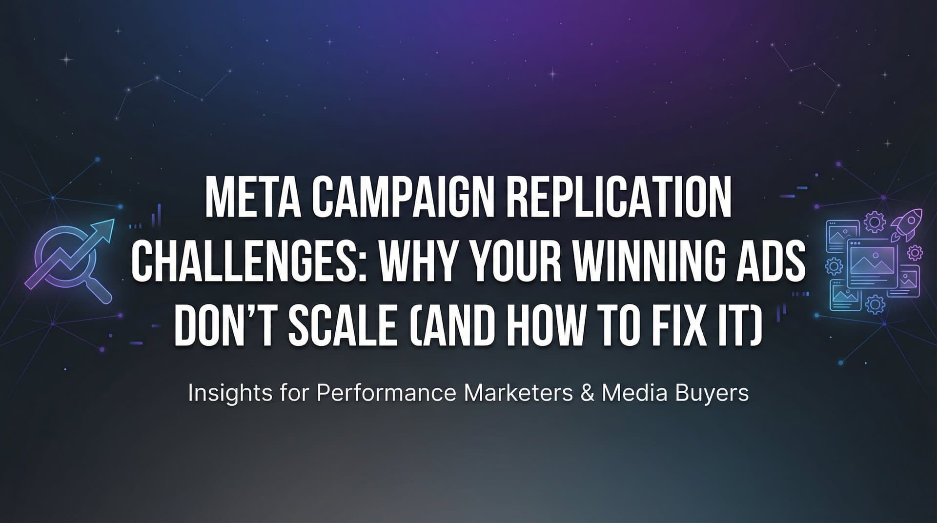 Featured image for: Meta Campaign Replication Challenges: Why Your Winning Ads Don't Scale (And How to Fix It)