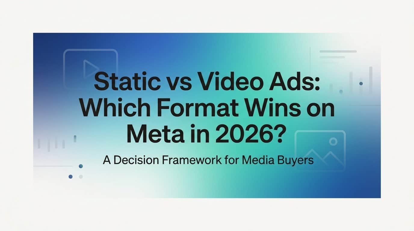 Featured image for Static vs Video Ads: Which Format Wins on Meta in 2026?