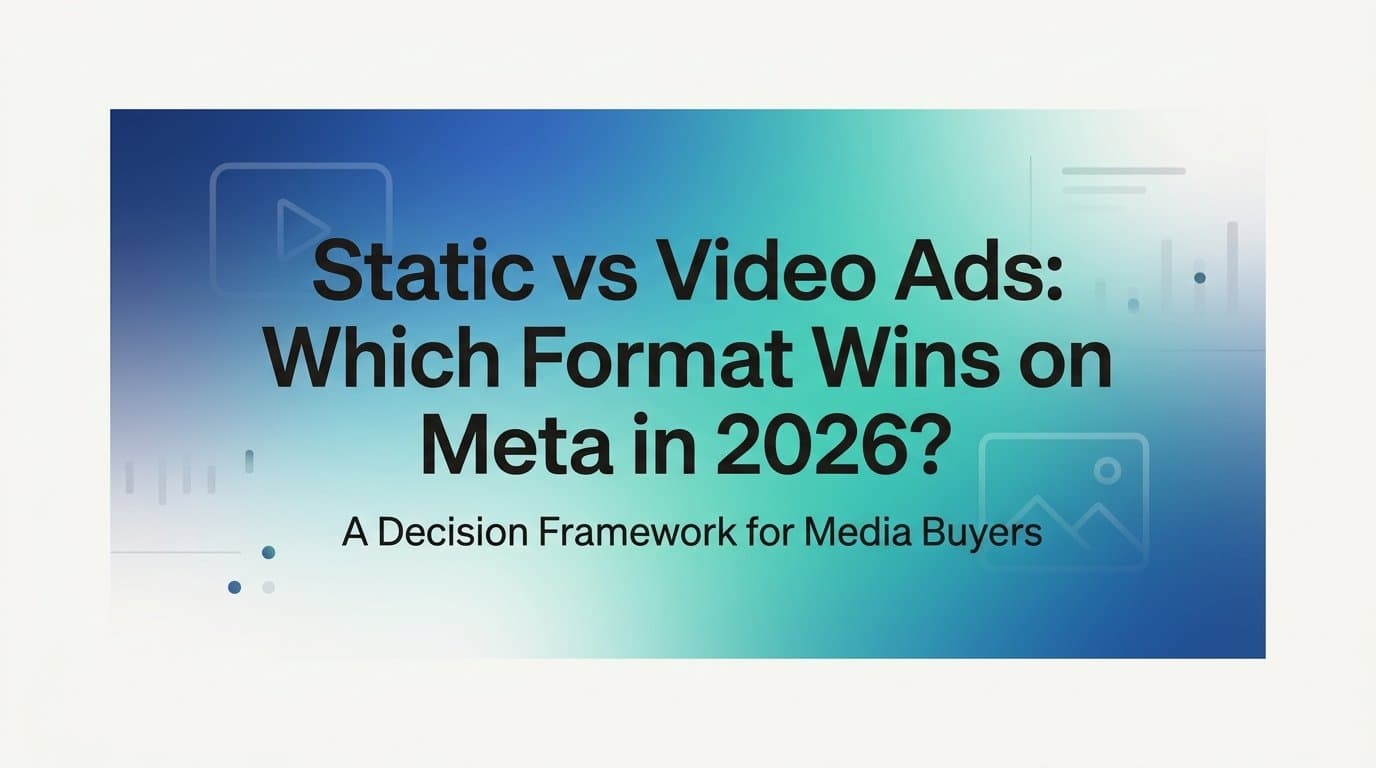 Featured image for: Static vs Video Ads: Which Format Wins on Meta in 2026?