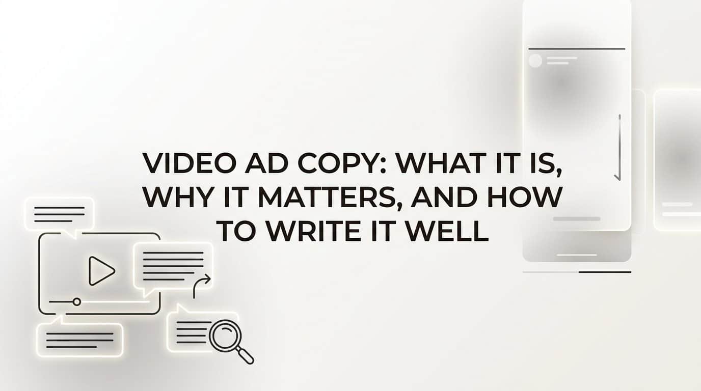 Featured image for Video Ad Copy: What It Is, Why It Matters, and How to Write It Well