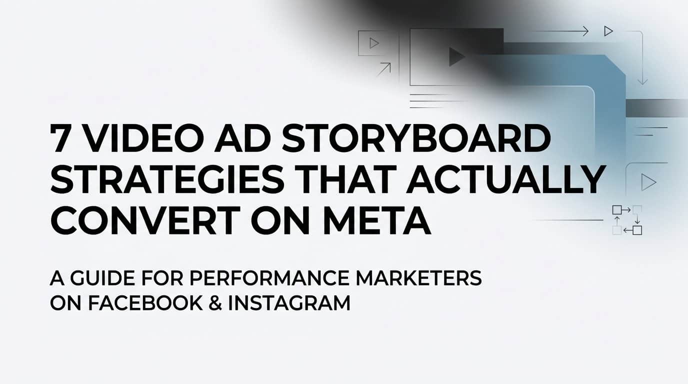 Featured image for 7 Video Ad Storyboard Strategies That Actually Convert on Meta