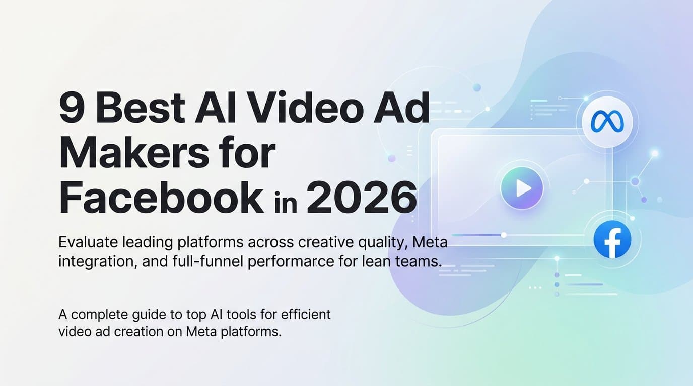 Featured image for: 9 Best AI Video Ad Makers for Facebook in 2026