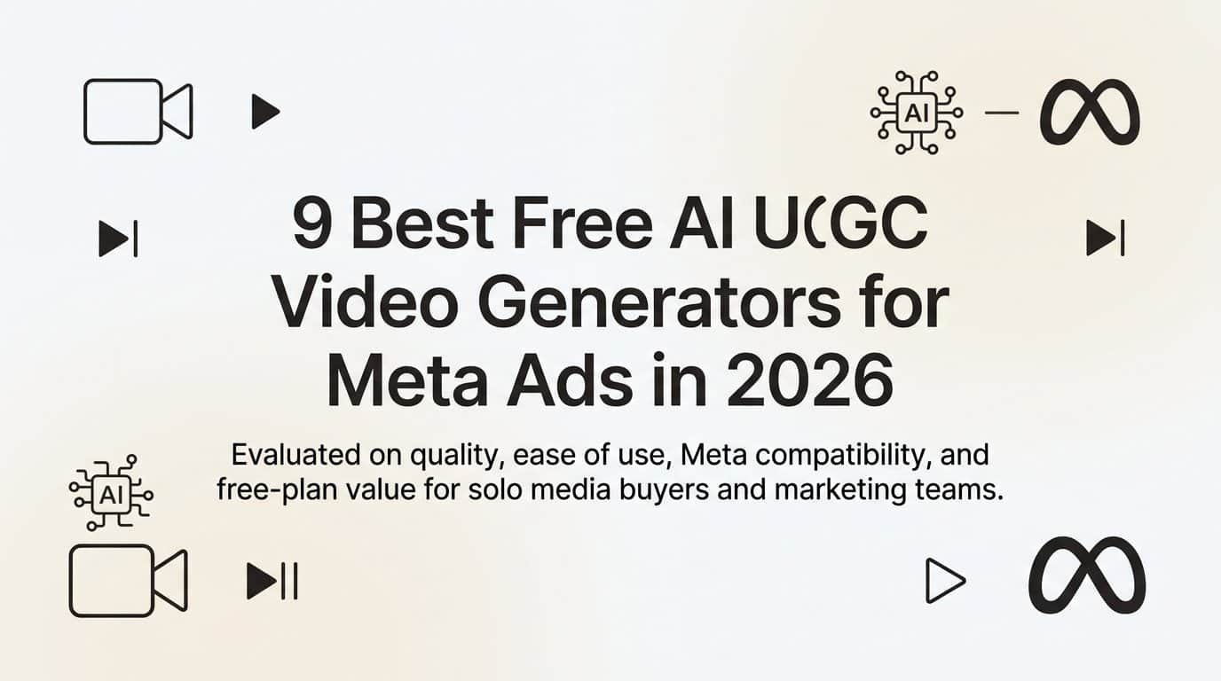 9 Best Free AI UGC Video Generators for Meta Ads in 2026