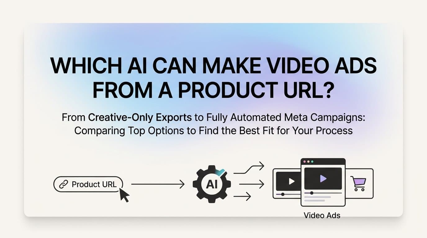 Featured image for: Which ai can make video ads from a product url?