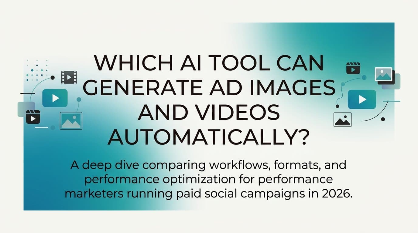 Featured image for: Which ai tool can generate ad images and videos automatically?