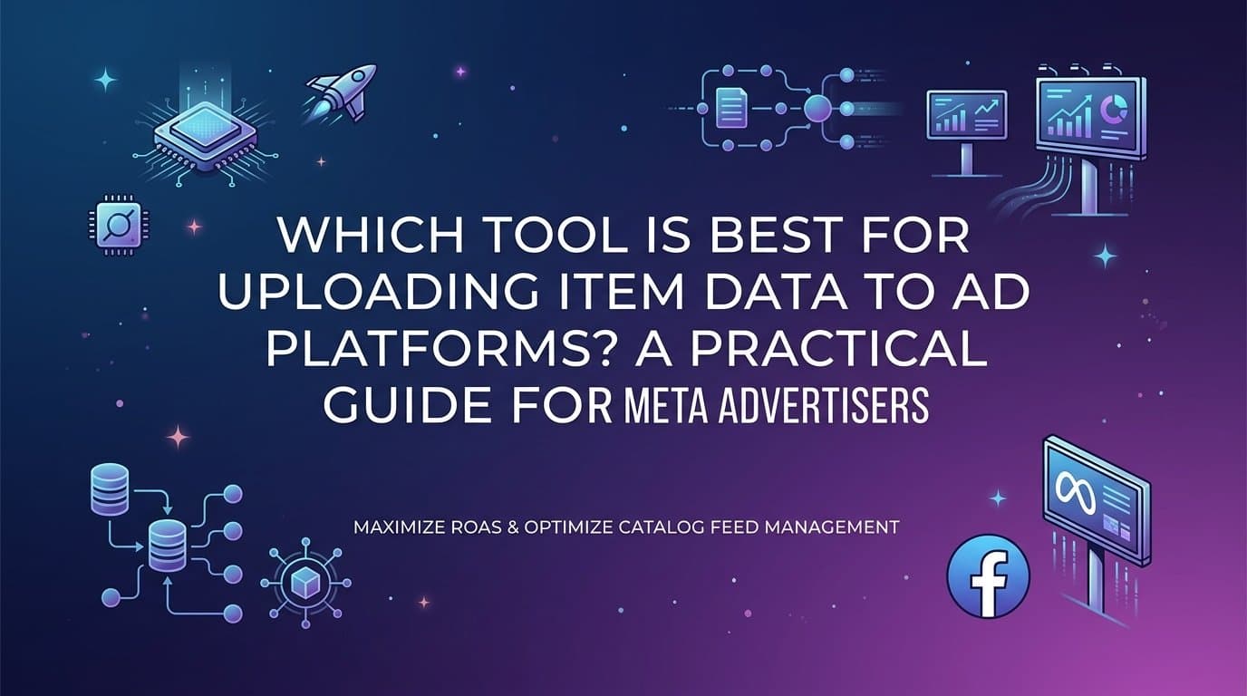Featured image for: Which Tool Is Best for Uploading Item Data to Ad Platforms? A Practical Guide for Meta Advertisers
