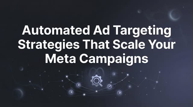 Meta Ad Targeting Process Automated Ad Targeting Strategies That Scale Meta Ads