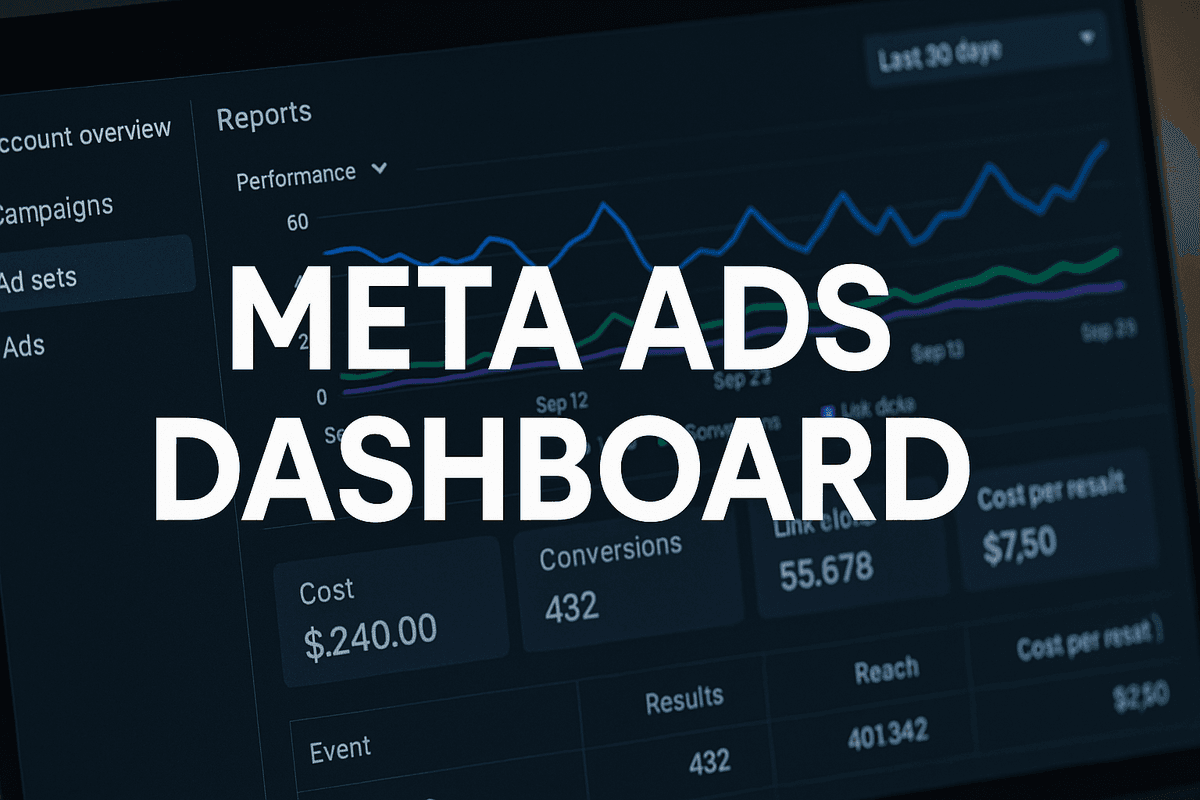 Meta Dashboard Example Meta Ads Dashboard: Complete Guide For Advertisers | AdStellar
